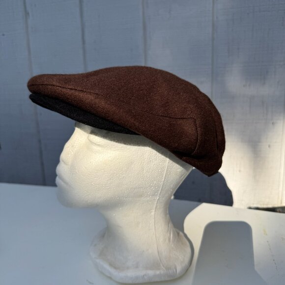 Brixton Hooligan Snap Cap- Newspaper Boy, Vintage, Brown, Size M - Picture 2 of 8